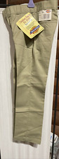 Dickies USA Vintage NOS Deadstock Beige Khaki Trousers Pants Size 10 Regular