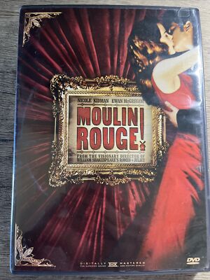 Moulin Rouge (DVD, 2002) Nicle Kidman, Ewan McGregor, PG-13