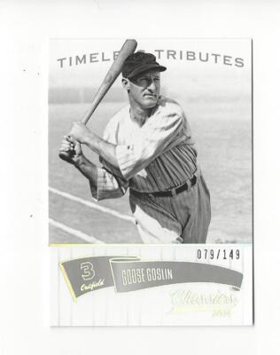 2014 Classics Timeless Tributes Silver #56 Goose Goslin *085/149