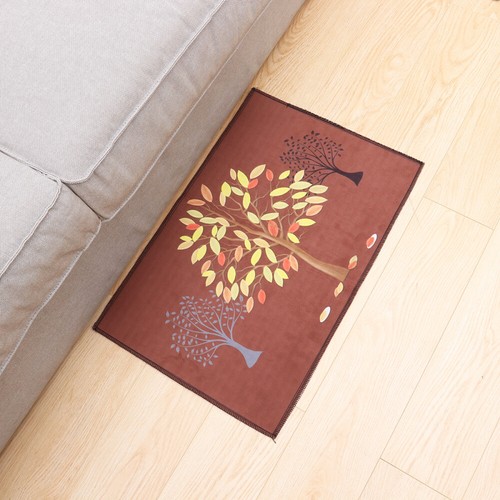 Tapis D'entrée Halloween Fantôme/chapeau Sorcière - 40x60 Cm - Poils Ras Antidérapant - Lavable - 6