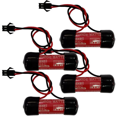 4x ER6C Battery AA 3.6v 1800mAh Battery for Robot Batteries with protective hat