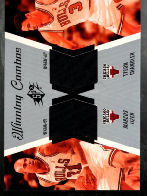 A2870- 2003-04 SPx Gewinner Materialien Combos #WC7 Marcus Fizer Tyson Chandler
