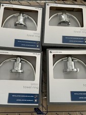 4X NEW Glacier Bay Sebring Towel Ring - CHROME - BTH-086-122 1004 987 124  sw 