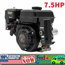 212cc  4-Stroke 7.5 HP Electric Start Horizontal Engine Go Kart Gas Engine Motor
