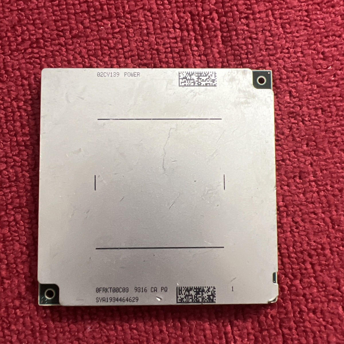 IBM Power9 CPUプロセッサモジュール 02CY258 s-l1200.jpg