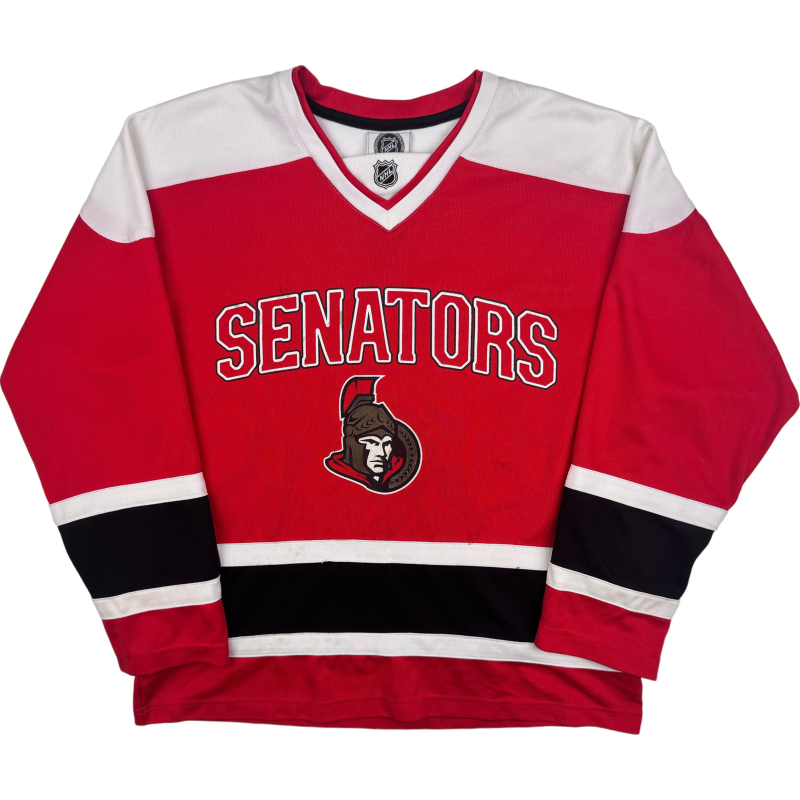 Ottawa Senators Erik Karlsson 65 Red Hockey Jersey Small