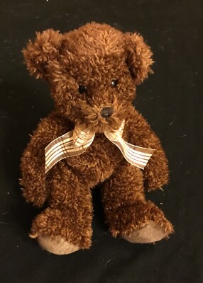 Douglas Cuddle Toys Fuzzy Chocolate Dark Brown Bear Plush Stuffed  Animal