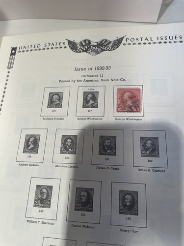 Issue Of 1890-93 Perforated 12 Two Cent George Washington Stamp RARE - Picture 2 of 5