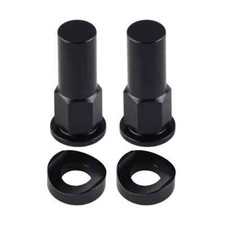 Rim Lock Nut Bolt Set Black for Honda CY50 CY80 QR50 ST50 ST70 Dax