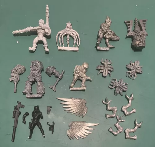 Warhammer 40K Lot - Electropriest Inquisitor Umbral-Six Scarab Eldar Genestealer