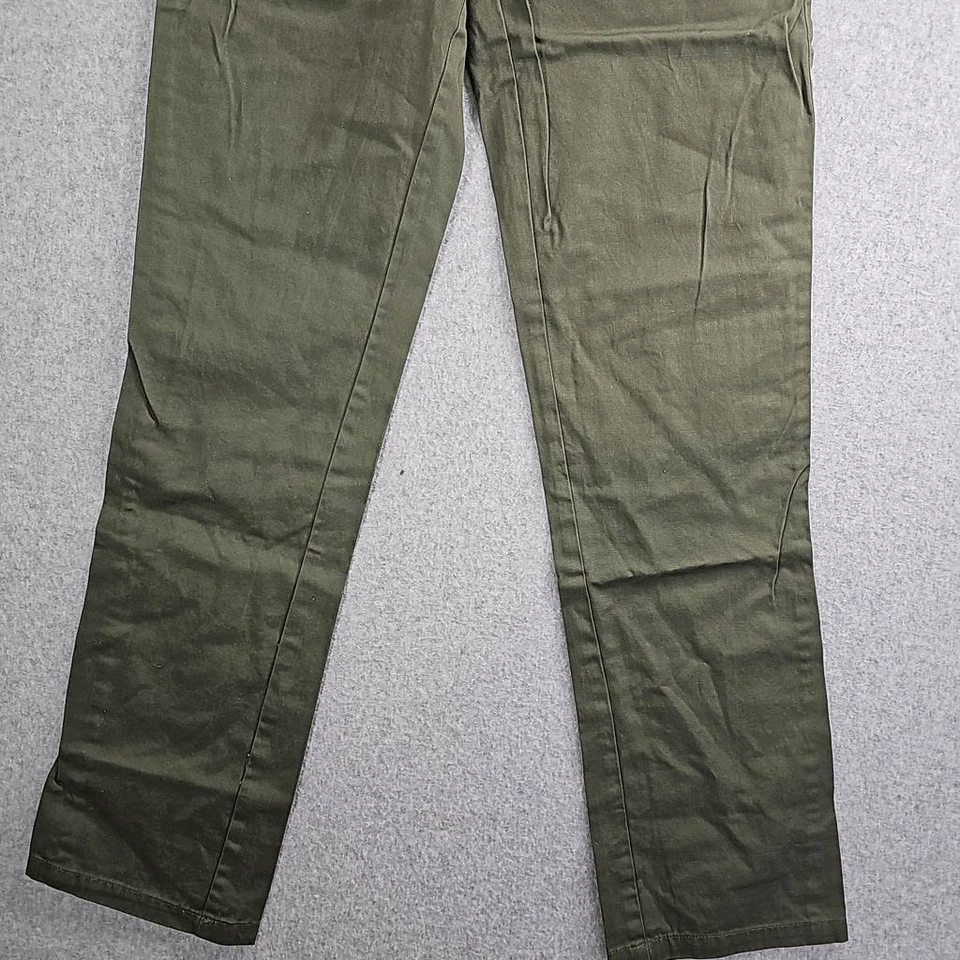 Pantalones Enjoi ajustados rectos de lona 30x34 Foto 3 de 4