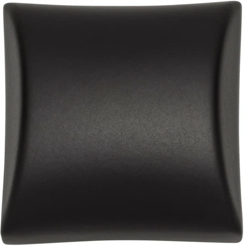 Matte Black Square Glendale Kitchen Cabinet Knob Vanity Closet Pull 525MB - Picture 3 of 3