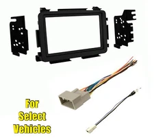 Double Din Car Stereo Radio Install Dash Kit Combo for 2016-2018 Honda HRV HR-V
