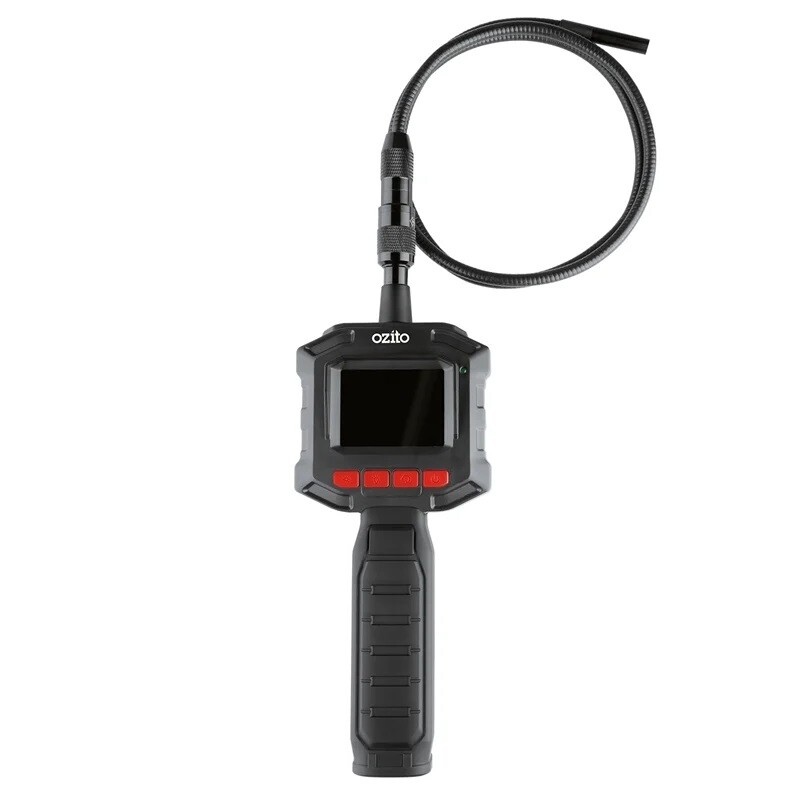 OZITO Ø8mm x 1m Digital Inspection Camera Waterproof Flexible Shaft LED