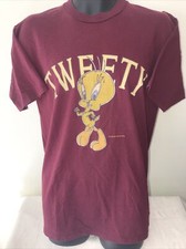 Vintage 1995 Warner Bros Looney Tunes Tweety T Shirt Bugs Daffy XL Made in USA