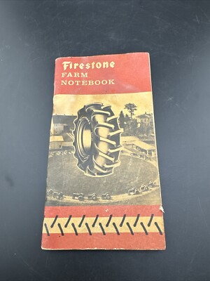 Vintage FIRESTONE Farm Pocket Notebook 1960's