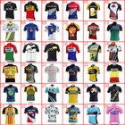 Mens Team Cycling Jersey Summer Bike Shirt Bicycle Clothing Outdoor Sports Tops