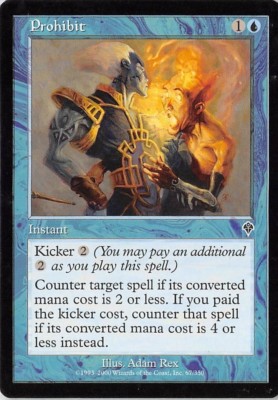 Prohibit *PLAYSET* Magic MtG x4 Invasion SP