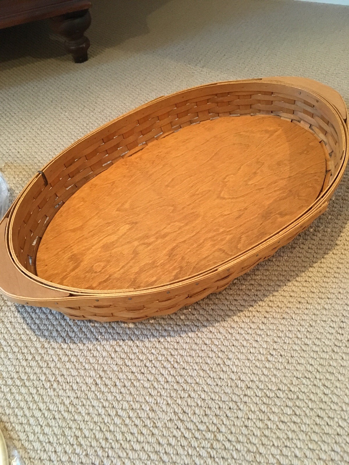 Longaberger Oval Serving Basket eBay