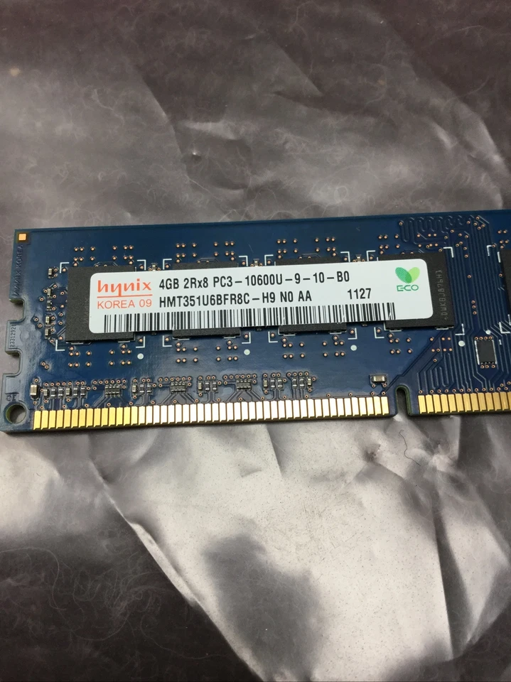 Hynix 4GB PC3-10600U DDR3-13333 Desktop Memory RAM HMT351U6BFR8C-H9 - Image 4 of 4