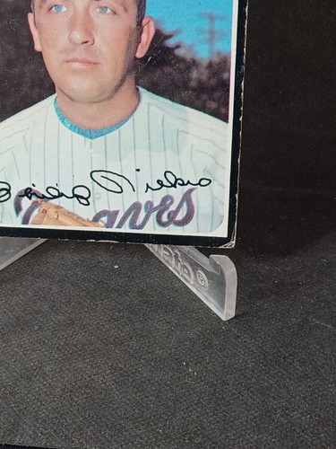1971 Topps - Phil Niekro #30 Atlanta Braves-Creased-Poor - Picture 4 of 7