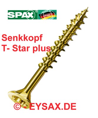 SPAX-Senkkopfschrauben, T-STAR plus T 40 , WIROX 20fach Korrosionsschutz