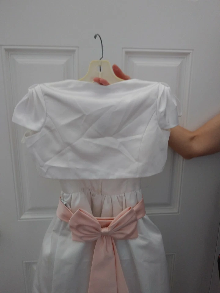 First communion dress, Davids Bridal children's dress, childs white formal dress - Image 2 of 4