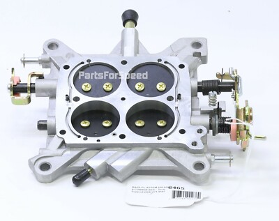 AED 6465 Holley 4150 Carburetor Base Plate Double Pumper 4 Corner