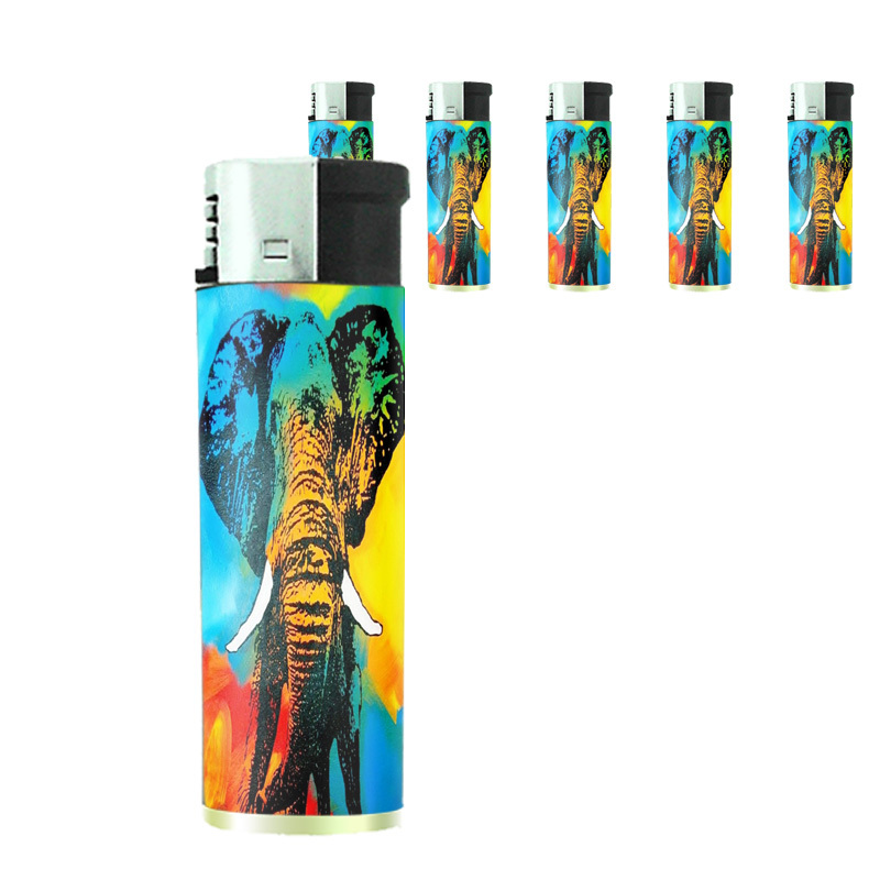 S Set Of 5 Electronic Refillable Butane