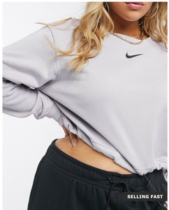 nike swoosh grey jumper