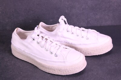 Converse Sneaker Trail to Cove Espadrille OX Chucks Gr. 38 weiß Platform BC1205