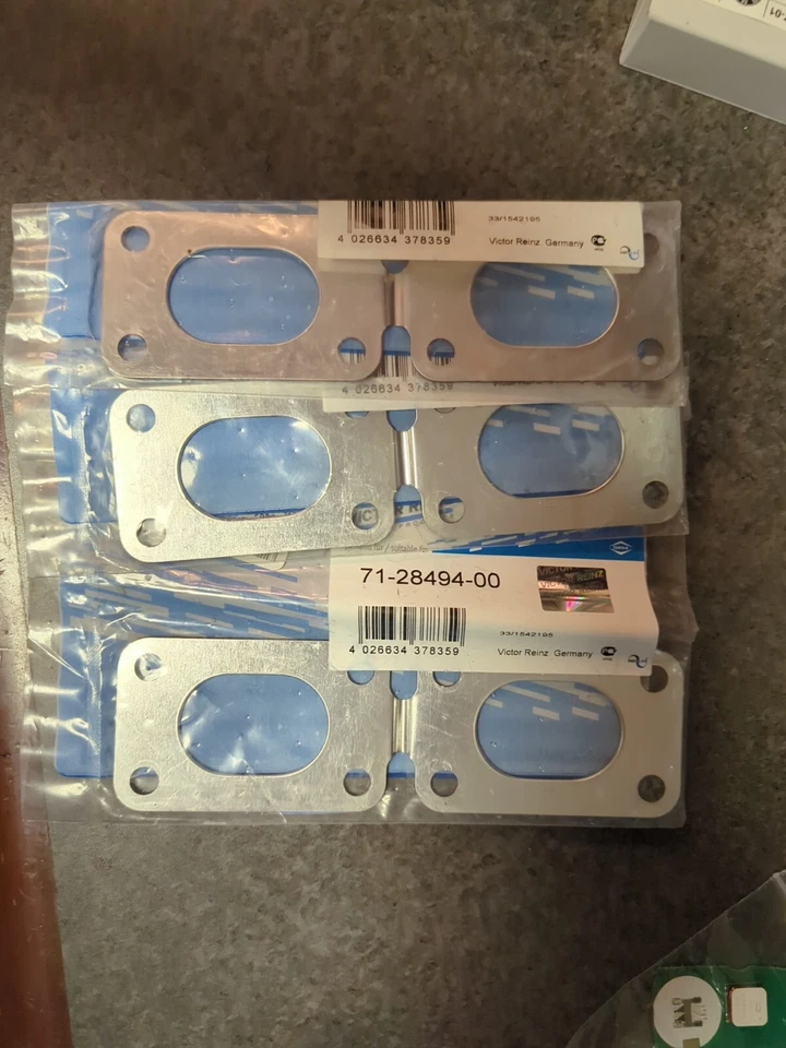 Juego de juntas de colector de escape para BMW Victor Reinz 71-28494-00 e36 11621728983 Foto 3 de 3