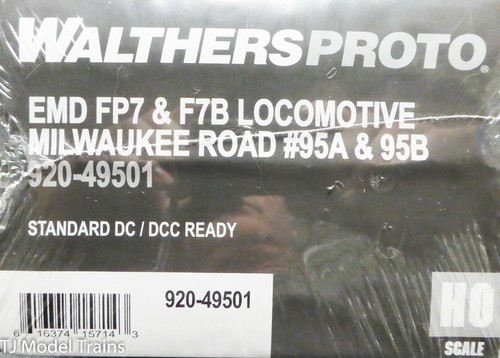 Walthers Proto HO #920-49501 (EMD FP7 y F7B Loco) Milwaukee Road #95A y #95B (NUEVO - Imagen 3 de 3