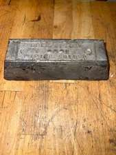 NOS Antique Bell System Wiping Solder Ingot 5 lbs