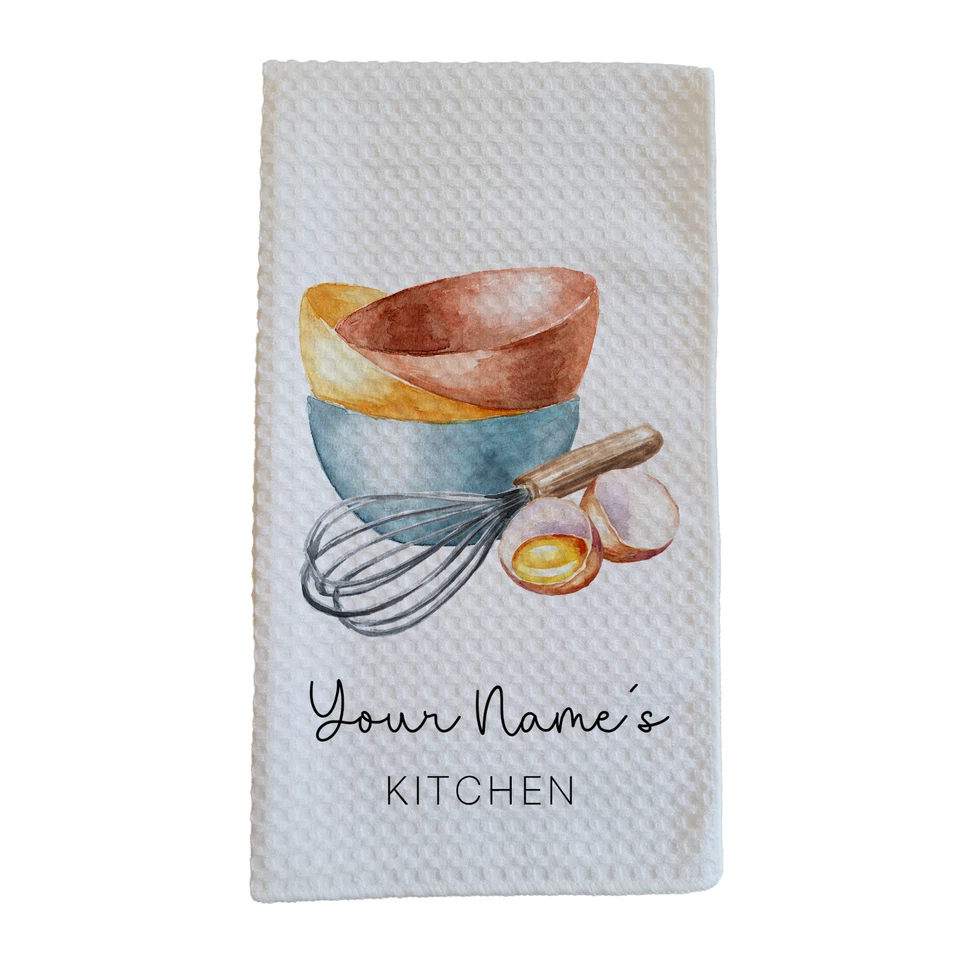 Personalized Kitchen Towel | Custom Tea Towel | Dish Towel Gift | Dishcloth - Image 3 of 4