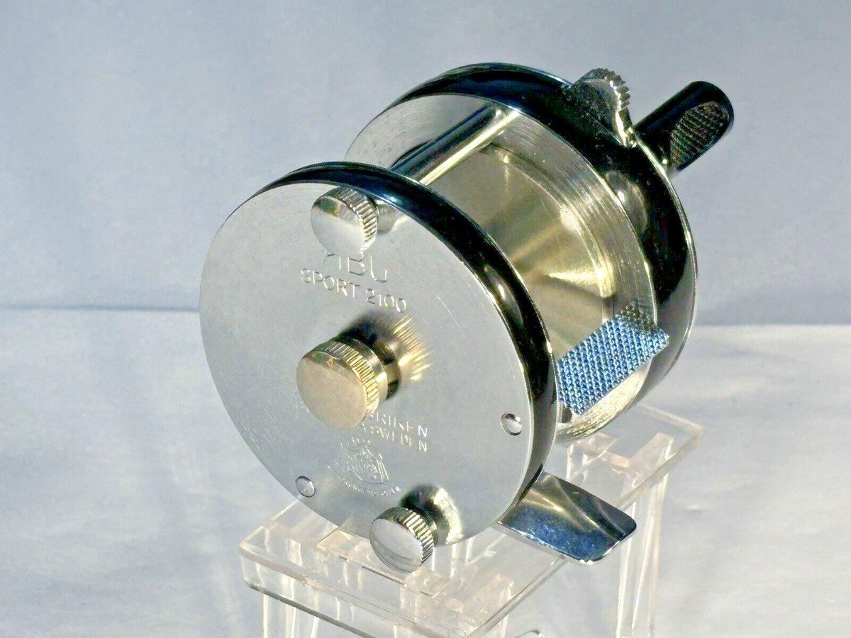 Rare ABU 2100 SPORT Fishing Reel W/Box+Extras Made In Sweden 1972