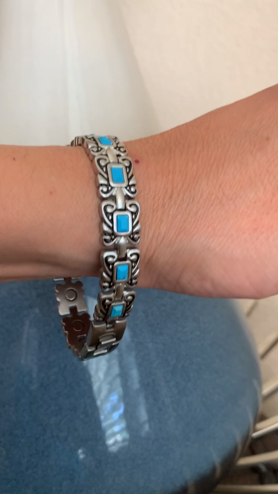 Turquoise Bracelet men Energy Power Stress Balance