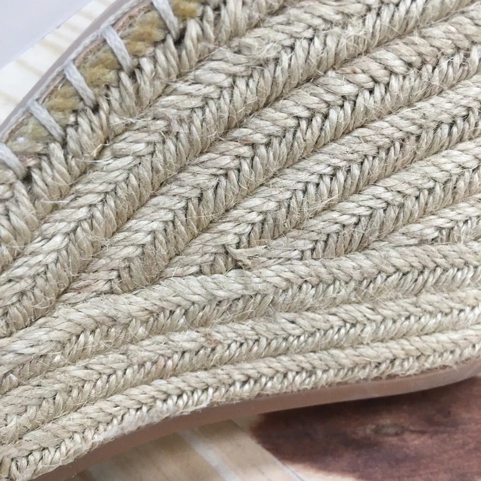 Kenneth Cole 凉鞋女式 7 棕褐色 Sol Espadrille 坡跟露趾踝带 — 第 3/4 张图片