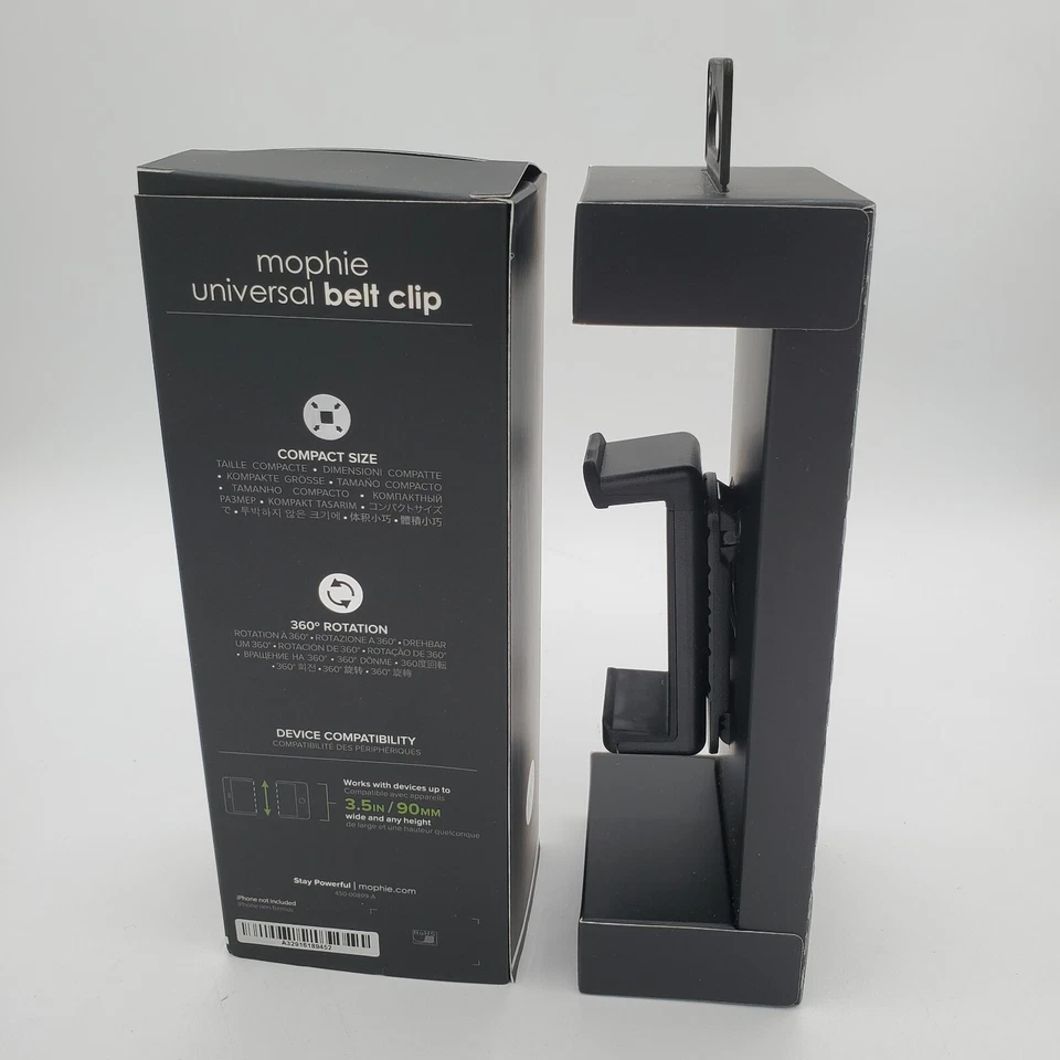 mophie Universal Belt Clip iPhone 16/15/16 Pro Max/S23/S24/S24+ Compatible - NEW - Image 3 of 4