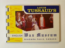 1950's Travel Souvenir Mini Photo Album TUSSAUDS WAX MUSEUM Niagara Falls Canada