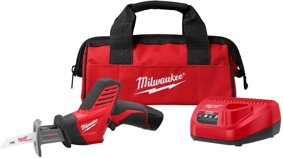 Compact Reciprocating Saw Mini Sawzall Cordless w Charger Battery
