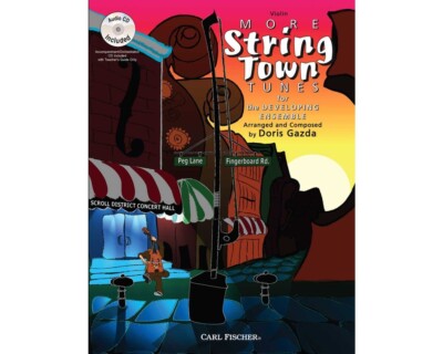 MORE STRING TUNES FOR THE DEVELOPING ENSEMBLE MUSIC BOOK FOR VIOLIN NEW ON SALE