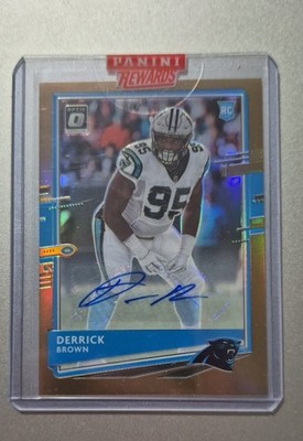 2020 Panini Donruss Optic - Rookies Derrick Brown #114 Bronze Prizm