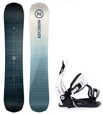2026 Nidecker PLAY 156 cm All Mountain Men's Snowboard+Flow Alpha Bindings NEW