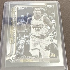 Topps 2025-26 Desmond Bane Memphis Grizzlies #185 Serial Numbered /99