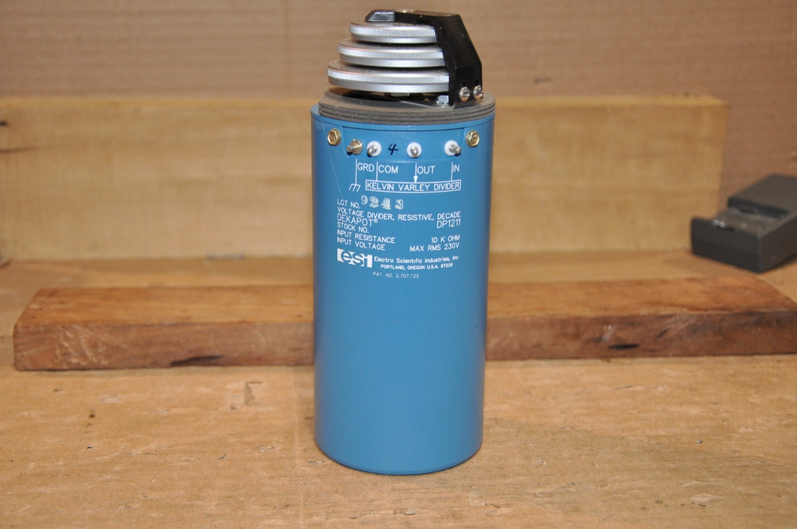 Tegam DP1211 Kelvin Varley Voltage Divider 10Kohm New  ESI,  IET