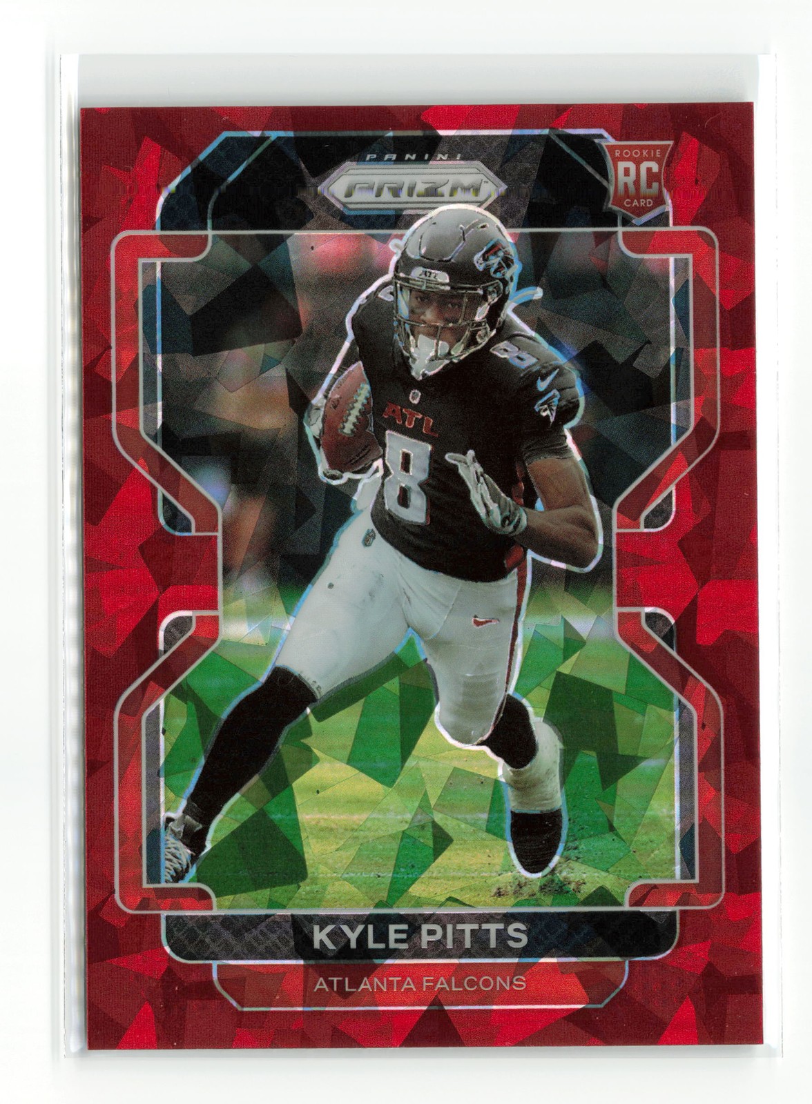 KYLE PITTS #341 2021 PANINI PRIZM FALCONS RED ICE