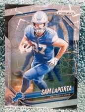 2025 Panini Prizm Sam LaPorta Detriot Lions #122 Lazer Prizm