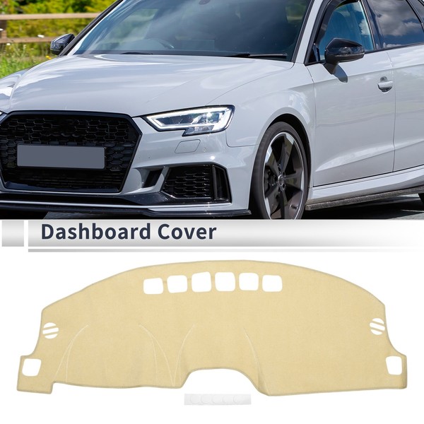 Dashboard-Abdeckmatte FüR Jeep Patriot 2010-2017 Sonnenschutzmatte Beige-image