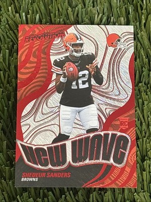 Shedeur Sanders ROOKIE 2025 Panini Revolution New Wave Red Storm#6 #/50 Browns 